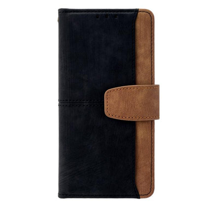 Color Stitching Skin Feel Leather RFID Blocking Phone Case
