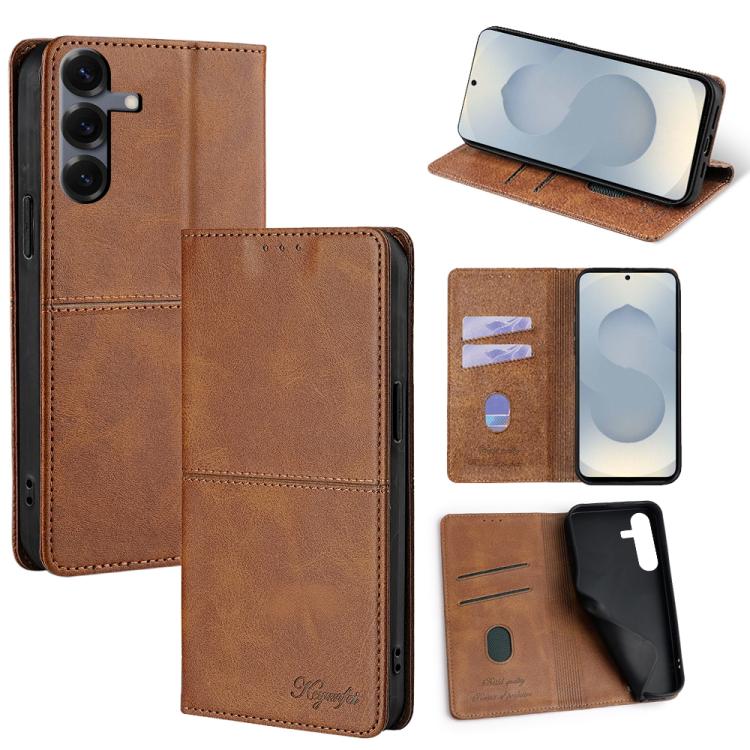 Cow Texture Magnetic Leather Phone Case