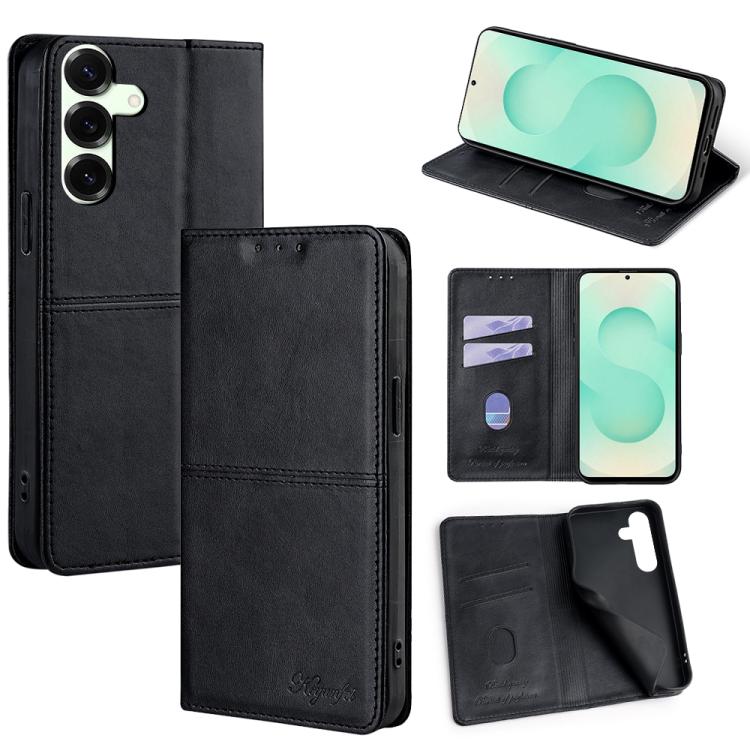 Cow Texture Magnetic Leather Phone Case