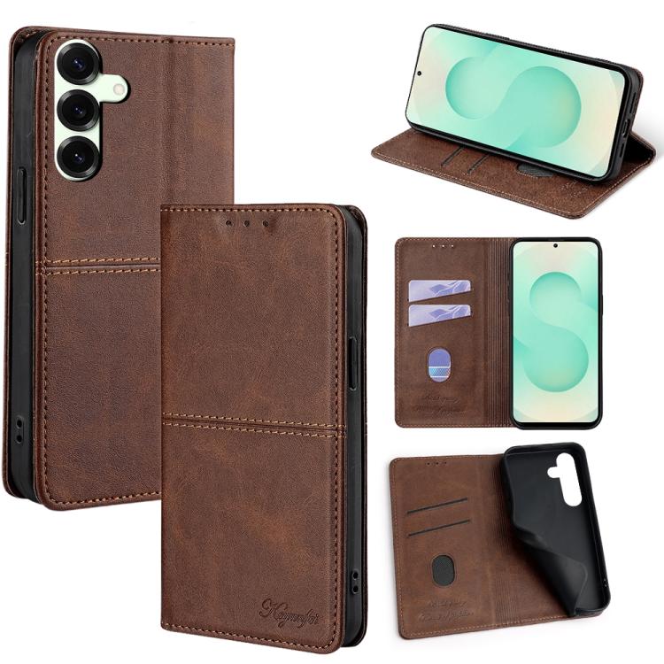 Cow Texture Magnetic Leather Phone Case