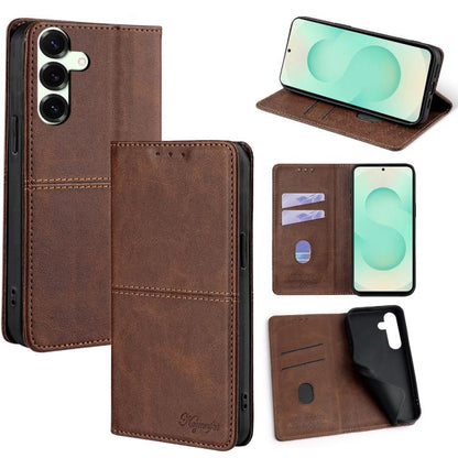 Cow Texture Magnetic Leather Phone Case