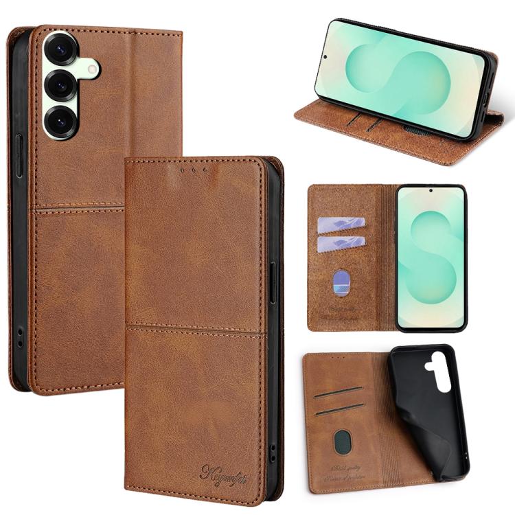 Cow Texture Magnetic Leather Phone Case