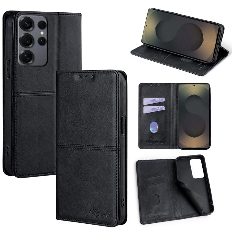 Cow Texture Magnetic Leather Phone Case