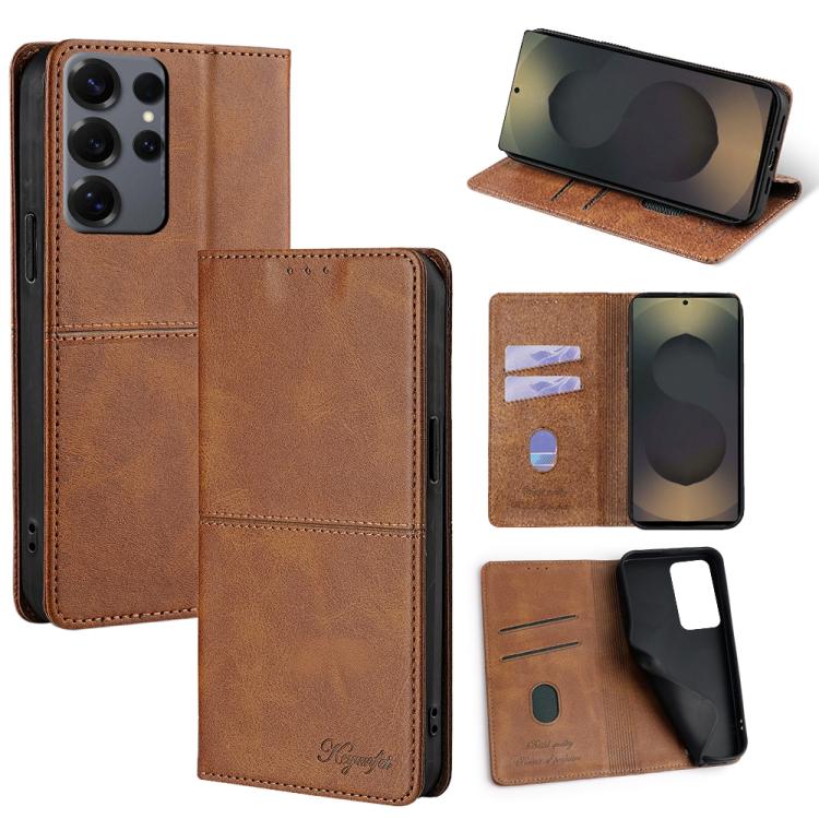 Cow Texture Magnetic Leather Phone Case