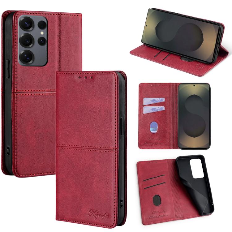 Cow Texture Magnetic Leather Phone Case