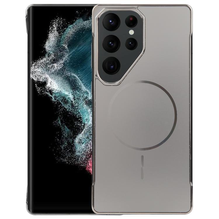 Electroplating Frameless Frosted Anti-Glare PC MagSafe Phone Case