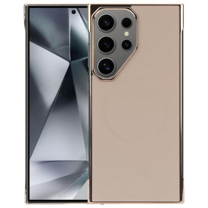 Electroplating Frameless Frosted Anti-Glare PC MagSafe Phone Case