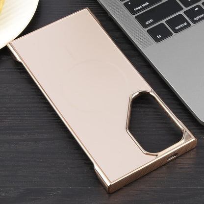 Electroplating Frameless Frosted Anti-Glare PC MagSafe Phone Case