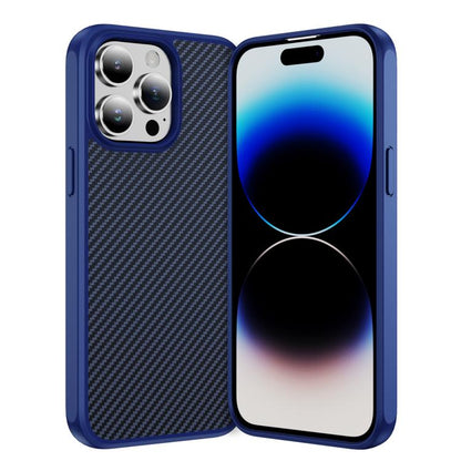 Carbon Fiber Texture Skin-feel Acrylic TPU Phone Case