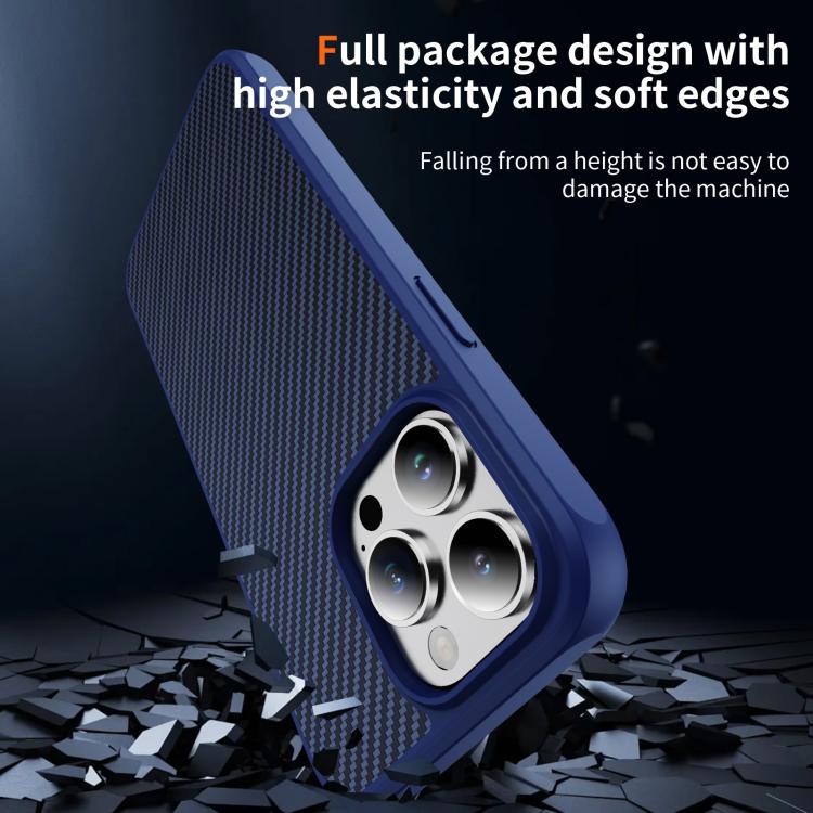 Carbon Fiber Texture Skin-feel Acrylic TPU Phone Case