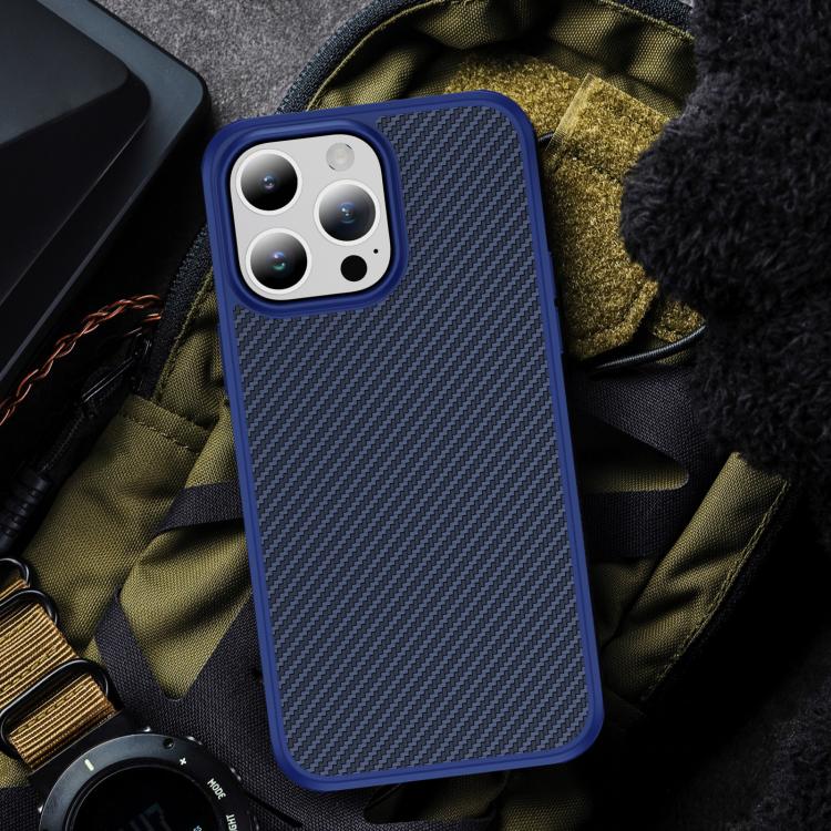 Carbon Fiber Texture Skin-feel Acrylic TPU Phone Case