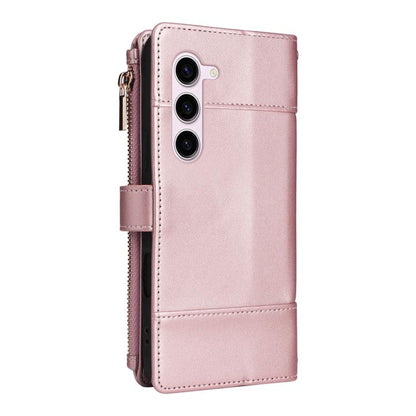 Crossbody Strap RFID Blocking Zipper Wallet Leather Phone Case