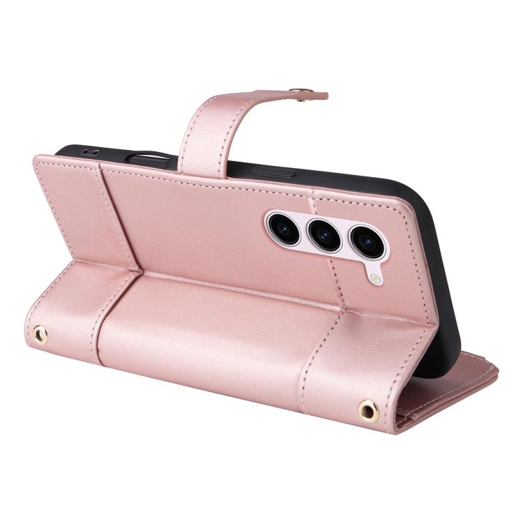 Crossbody Strap RFID Blocking Zipper Wallet Leather Phone Case