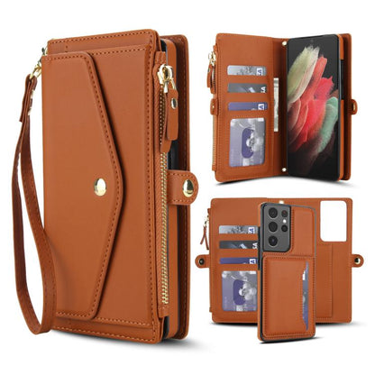 Multifunctional Wallet Detachable Leather Phone Case with Lanyard