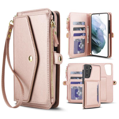 Multifunctional Wallet Detachable Leather Phone Case with Lanyard