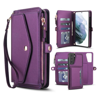 Multifunctional Wallet Detachable Leather Phone Case with Lanyard