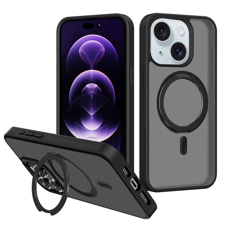 Kalebol Rotating Holder MagSafe PC Hybrid TPU Phone Case