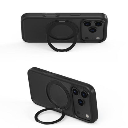 Kalebol Frosted MagSafe Holder Acrylic Hybrid TPU Phone Case