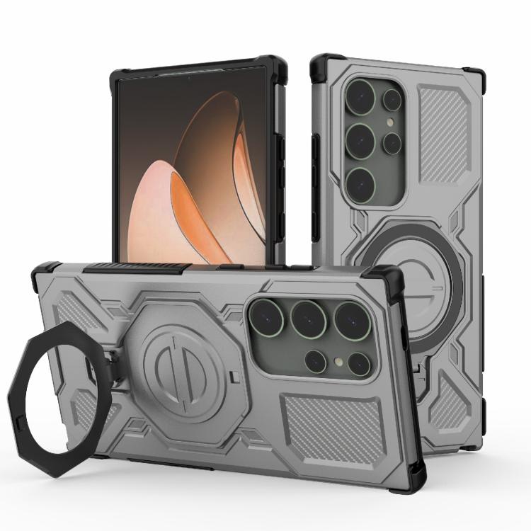 J-20 Solid Color MagSafe Magnetic TPU+PC Phone Case