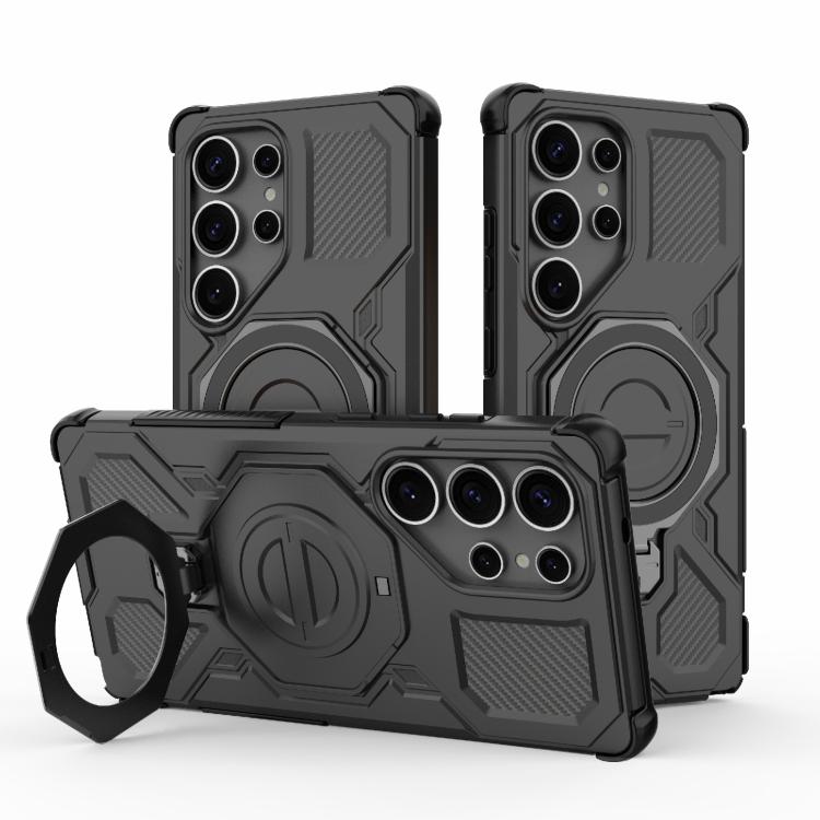 J-20 Solid Color MagSafe Magnetic TPU+PC Phone Case