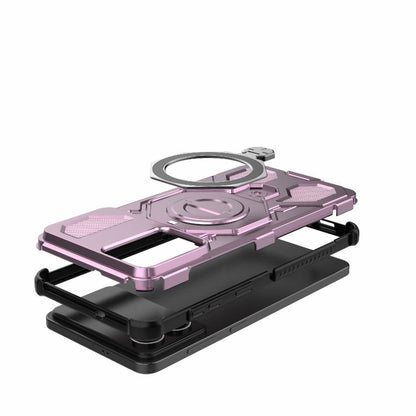 J-20 Solid Color MagSafe Magnetic TPU+PC Phone Case