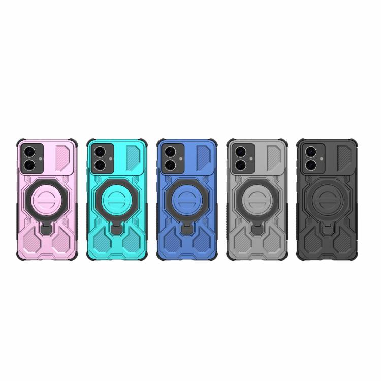 J-20 Solid Color MagSafe Magnetic TPU+PC Phone Case