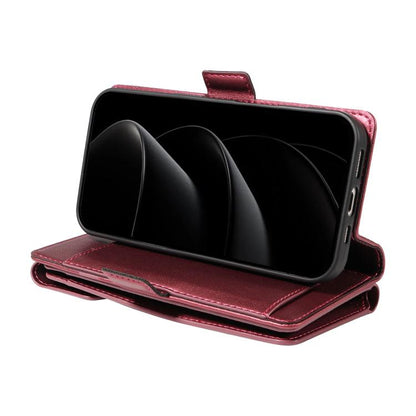 Multi Card Wallet Leather Phone Case with Strap