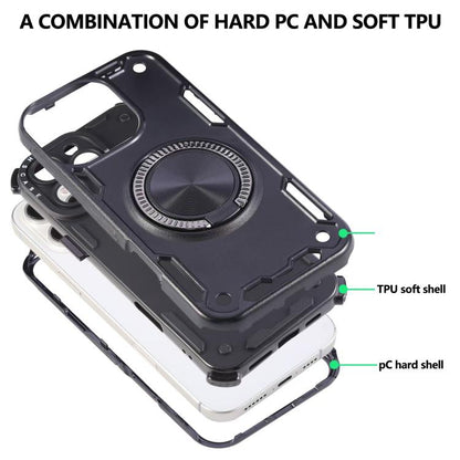 Three-core Mecha 360 Degree Rotation Magnetic Holder Phone Case