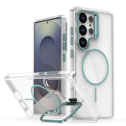 Bright Color Clear MagSafe Lens Frame Holder Phone Case