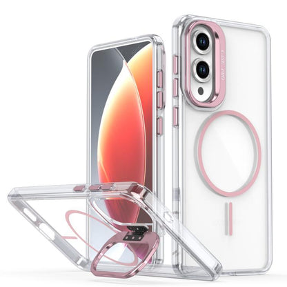Bright Color Clear MagSafe Lens Frame Holder Phone Case