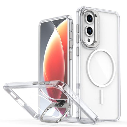 Bright Color Clear MagSafe Lens Frame Holder Phone Case