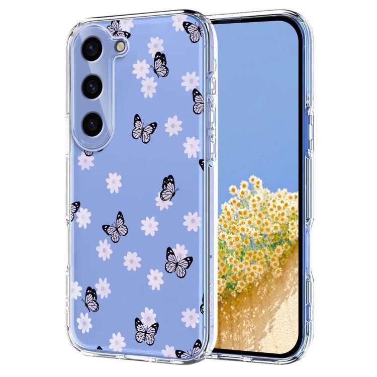 Flower Pattern Painted TPU Phone Case