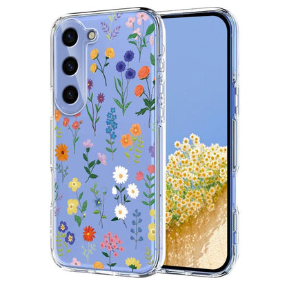 Flower Pattern Painted TPU Phone Case