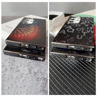 Side Carbon Fiber Pattern Electroplated TPU Phone Case