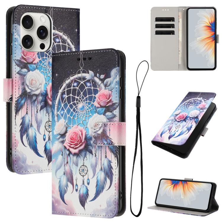 Color Drawing Pattern Leather Phone Case