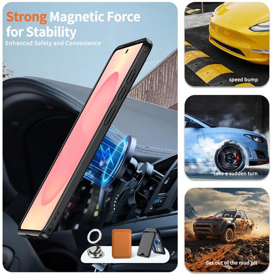 Metal 360 Degree Rotation Holder MagSafe Phone Case