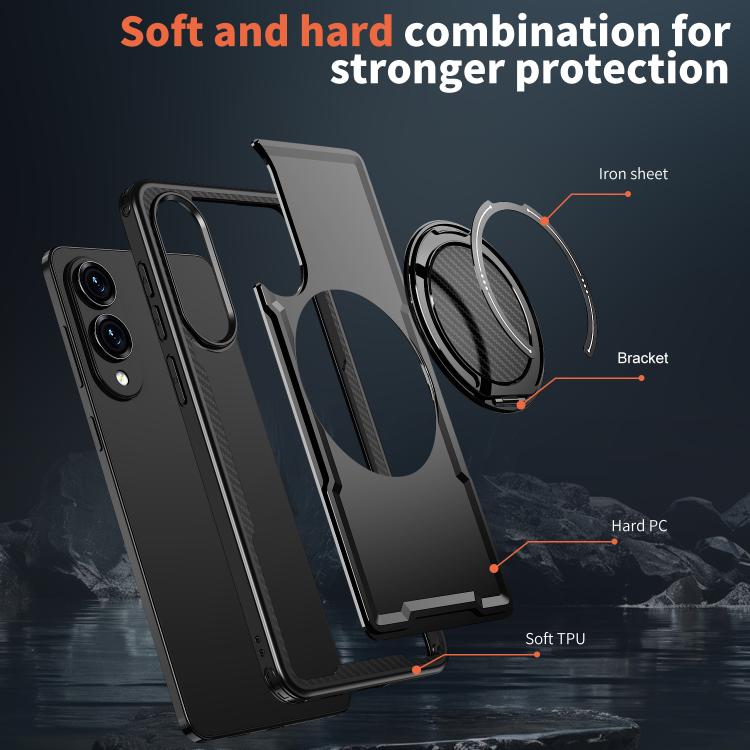 Metal 360 Degree Rotation Holder MagSafe Phone Case