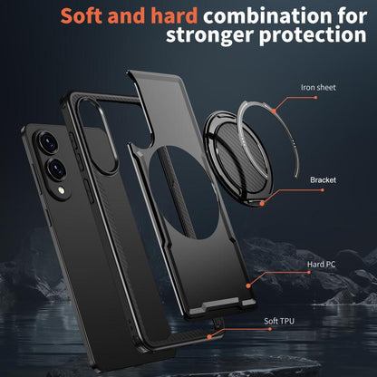 Metal 360 Degree Rotation Holder MagSafe Phone Case