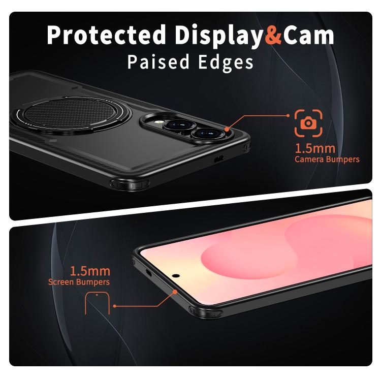 Metal 360 Degree Rotation Holder MagSafe Phone Case