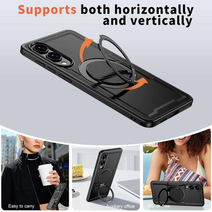 Metal 360 Degree Rotation Holder MagSafe Phone Case