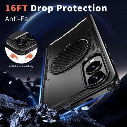 Metal 360 Degree Rotation Holder MagSafe Phone Case