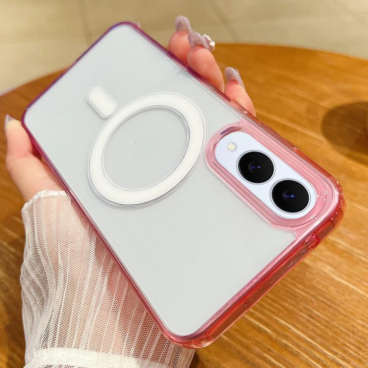 Contrast Color Gradient Transparent MagSafe Phone Case