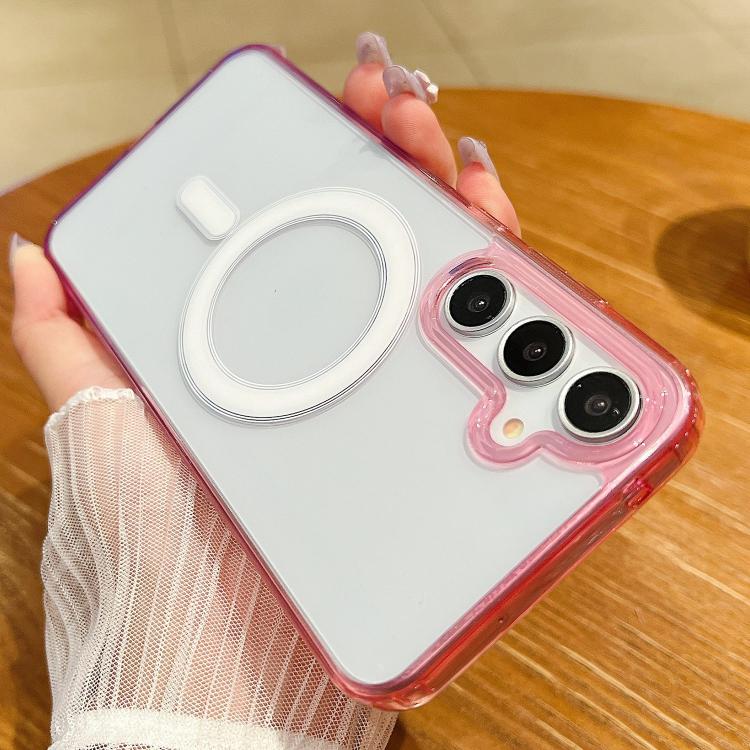 Contrast Color Gradient Transparent MagSafe Phone Case