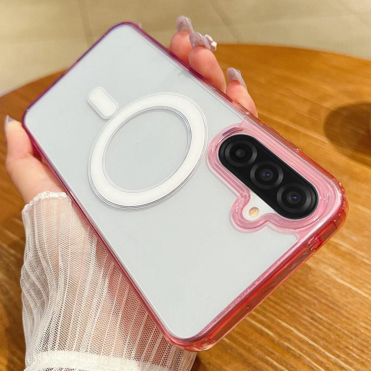 Contrast Color Gradient Transparent MagSafe Phone Case
