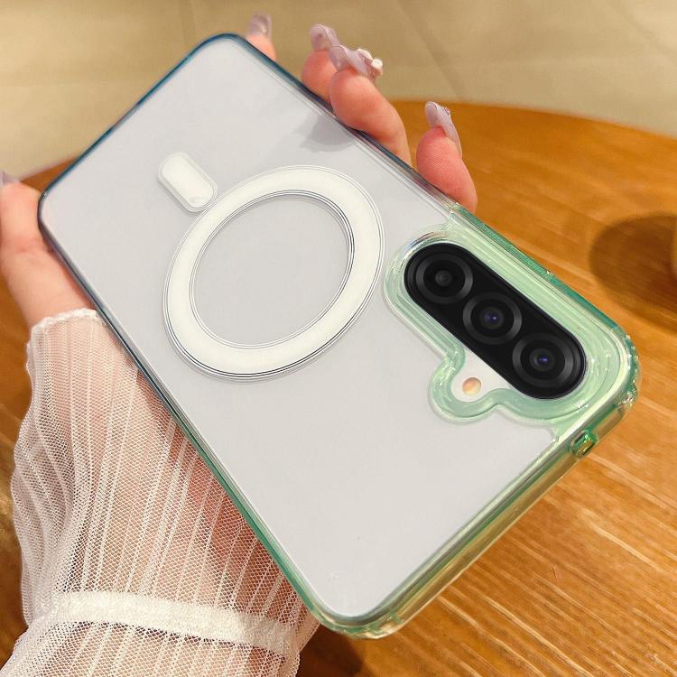 Contrast Color Gradient Transparent MagSafe Phone Case