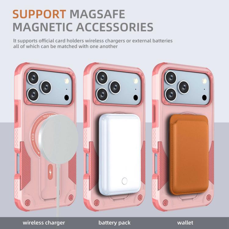 Armor Magsafe Holder PC Hybrid TPU Phone Case