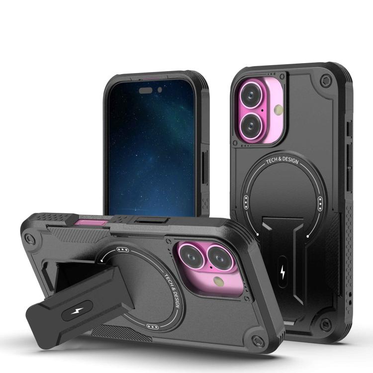 Armor Magsafe Holder PC Hybrid TPU Phone Case