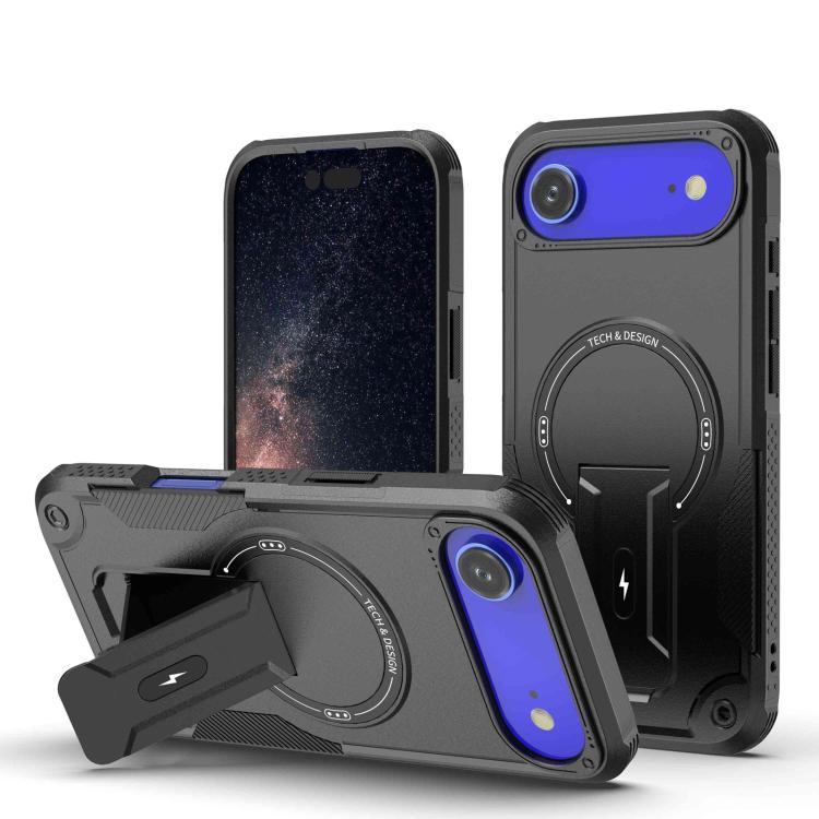 Armor Magsafe Holder PC Hybrid TPU Phone Case
