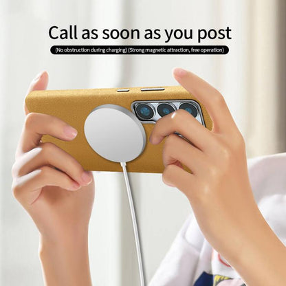 VIETAO Suede MagSafe PU Leather Phone Case