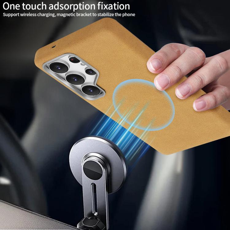 VIETAO Suede MagSafe PU Leather Phone Case